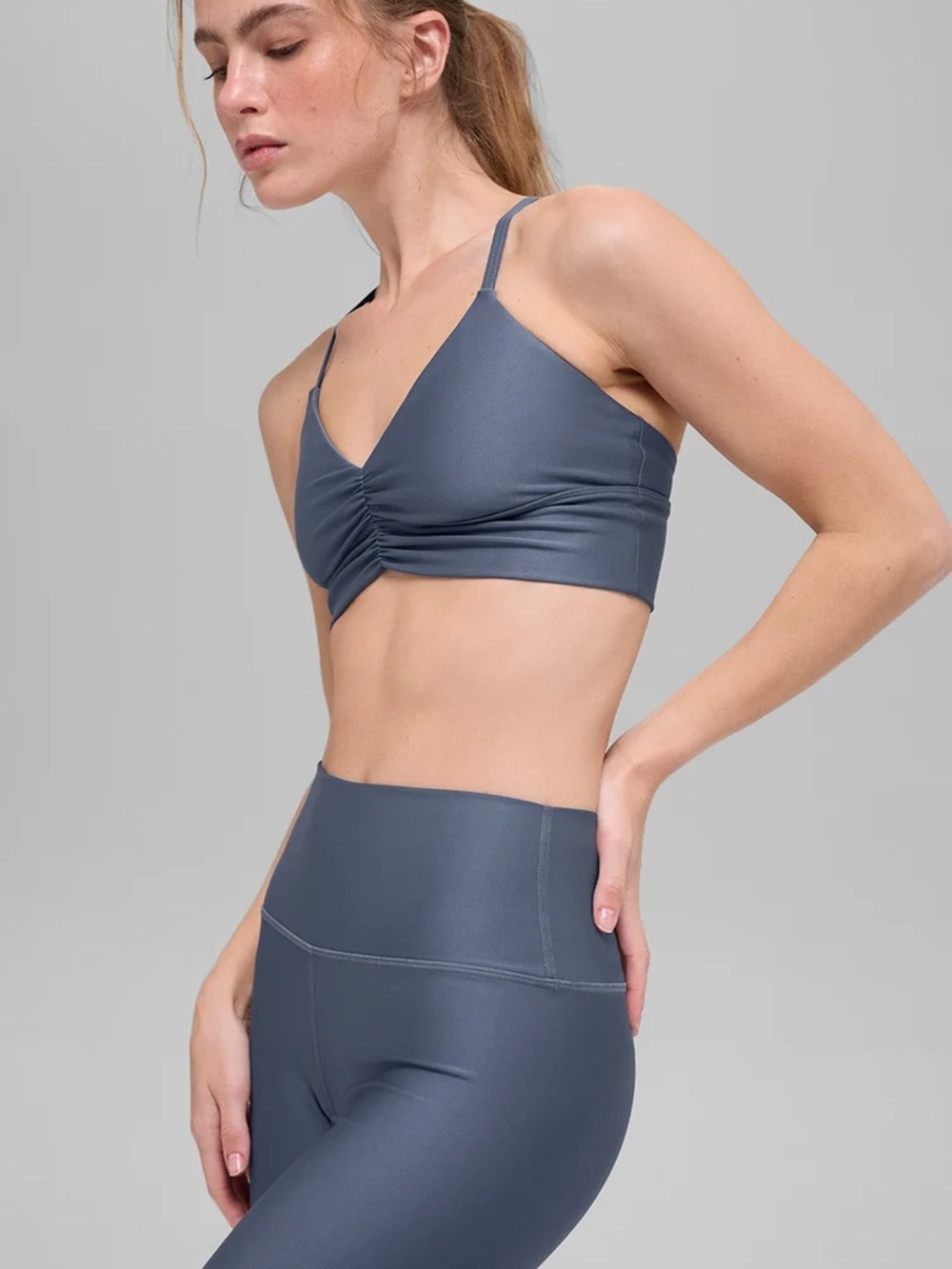Alo Yoga 7/8 High-Waist Airlift Legging Bluestone - XS - Picture 3 of 3